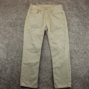 Levi’s 514 Khaki Tan Straight Fit Jeans Mens 32 x 30